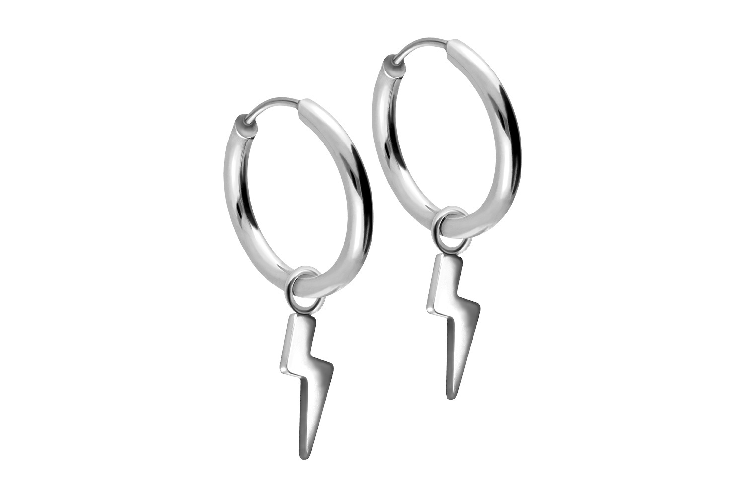 Chirurgenstahl Ohrclicker Creolen BLITZ von Piercingline